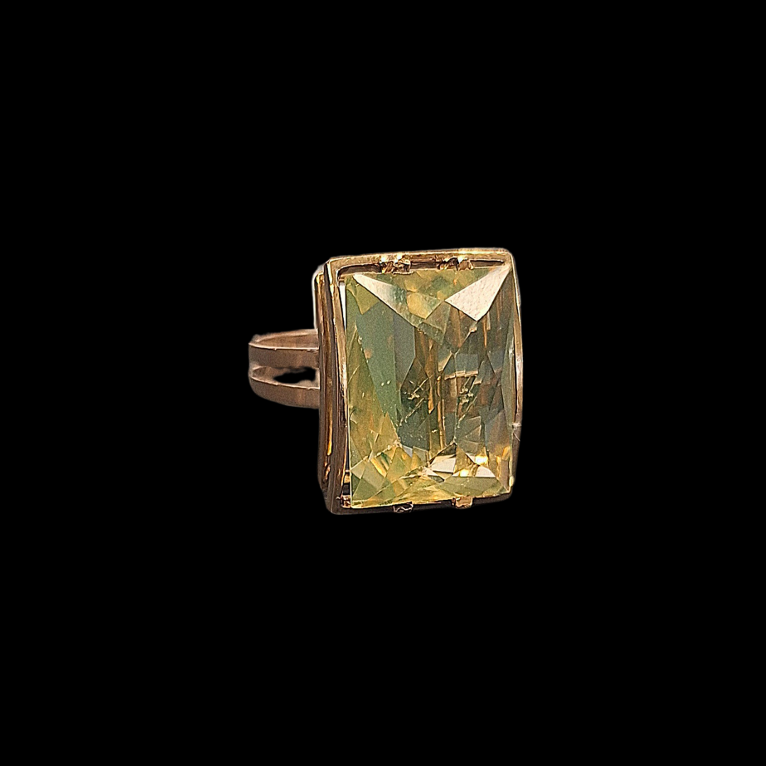 SORTIJA PIEDRA AMBAR -AN801