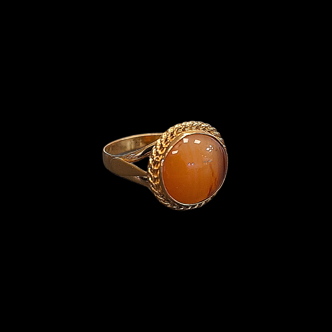 SORTIJA CON CORAL -AN823