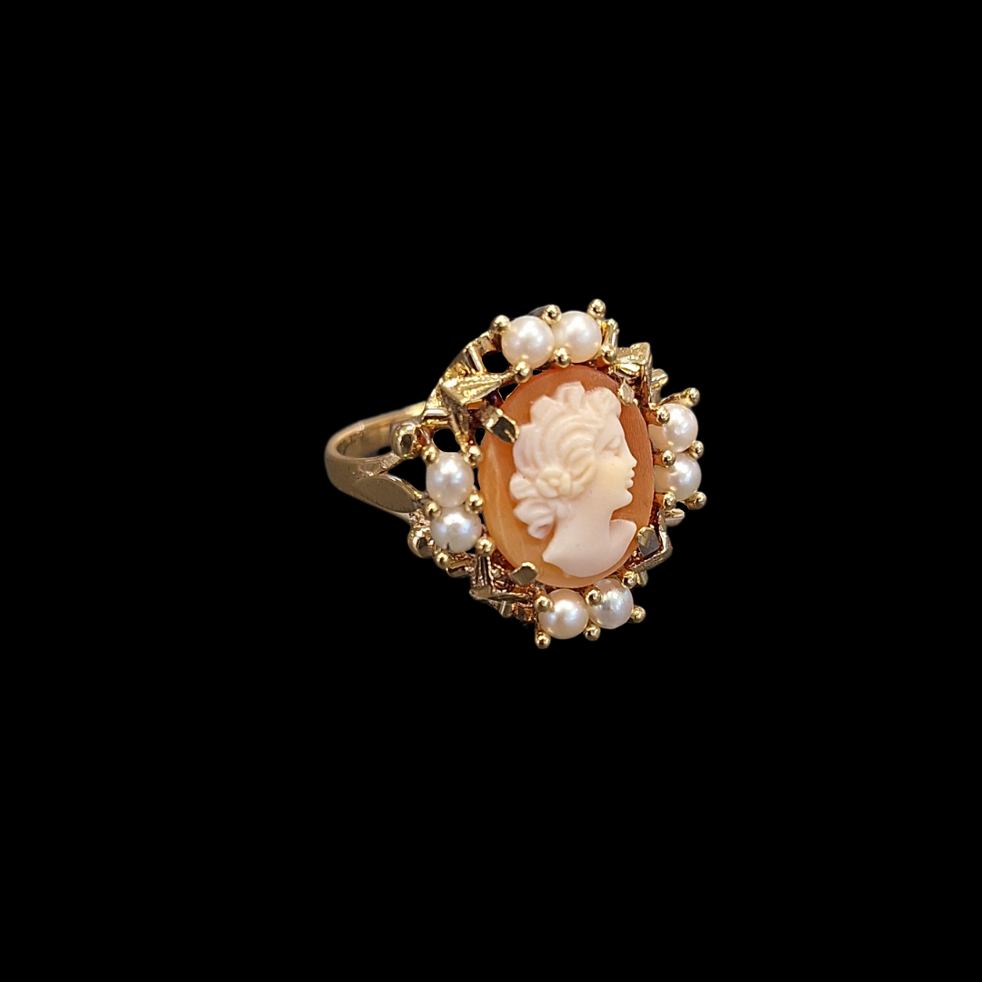 CAMAFEO CON PERLAS -AN975