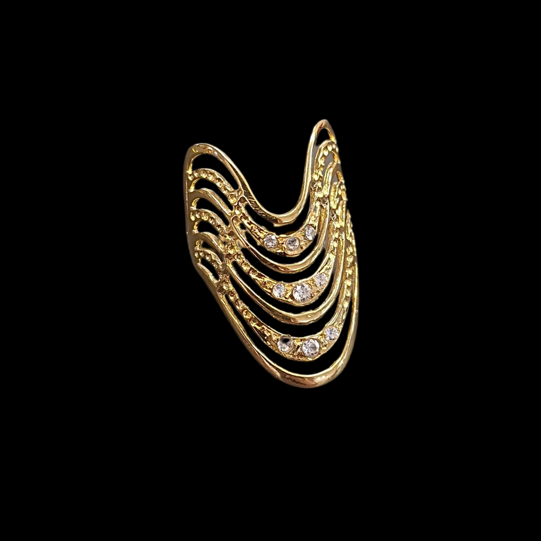 SORTIJA CALADA CON CIRCONITA -AN994