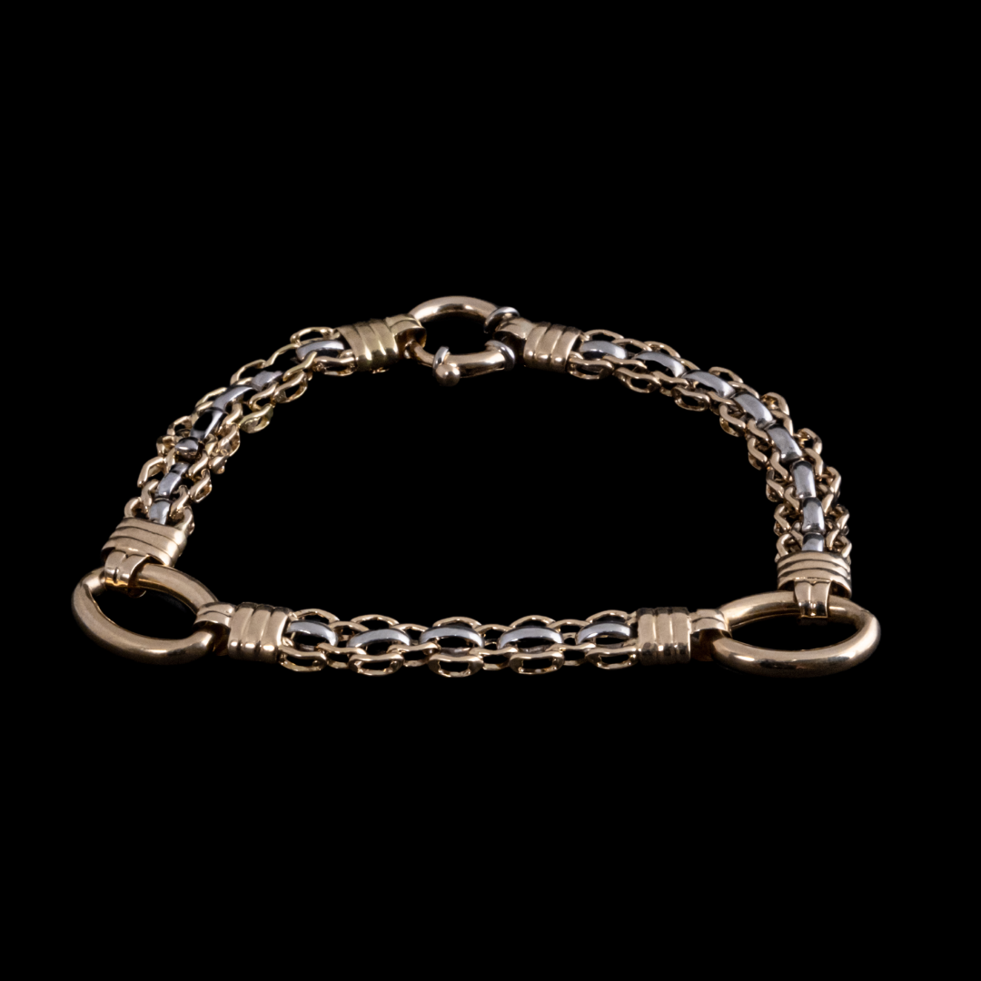 PULSERA BICOLOR -PU019