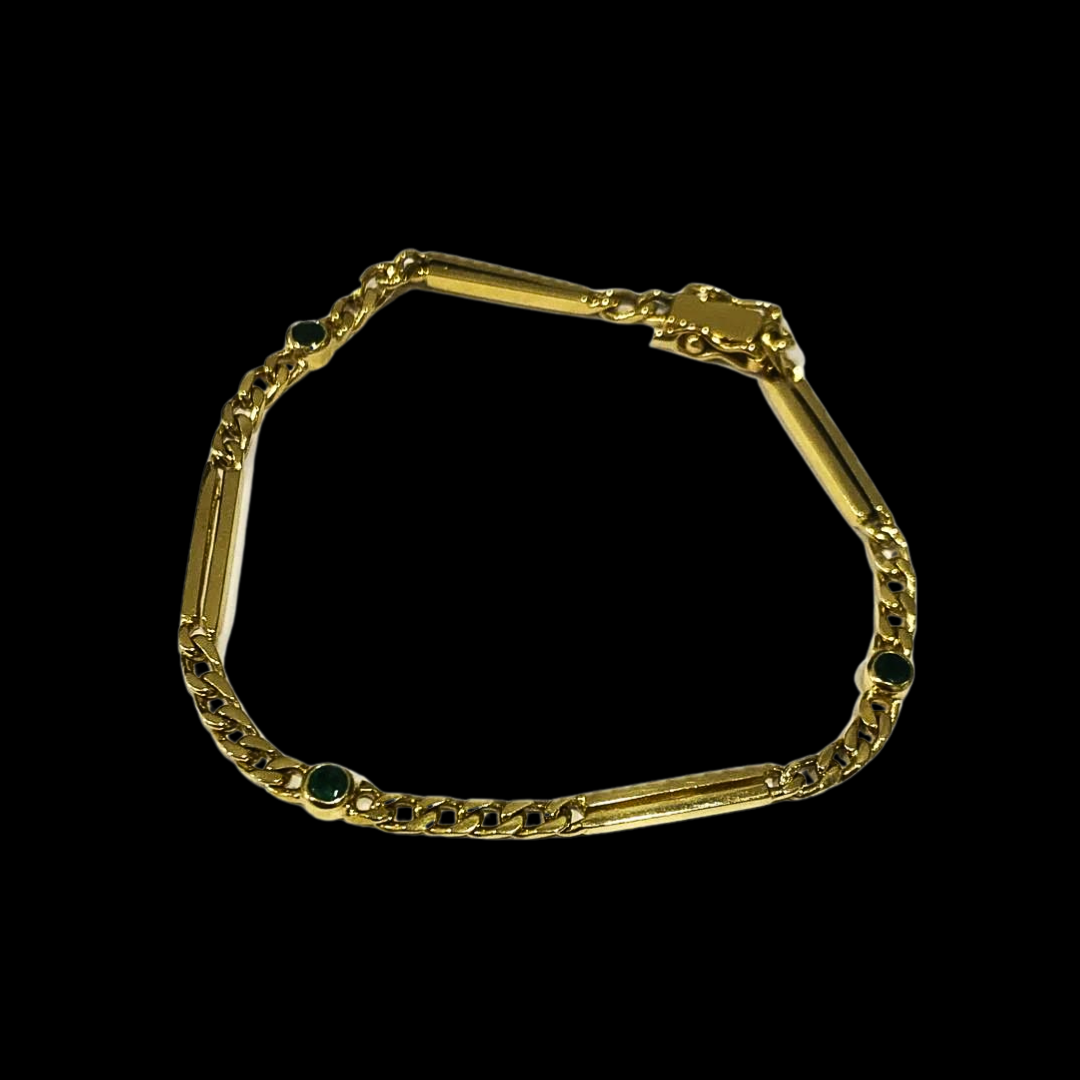 PULSERA ESMERALDAS - JPU129