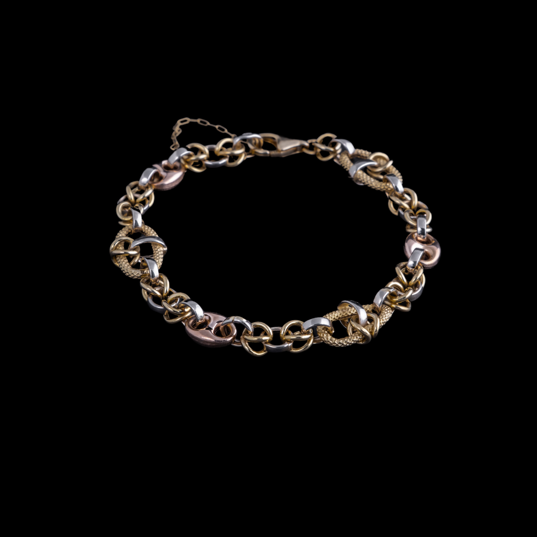 PULSERA CALABROTE TRICOLOR - JPU072