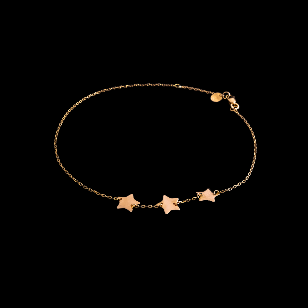 PULSERA TOBILLERA ESTRELLAS - JPU099
