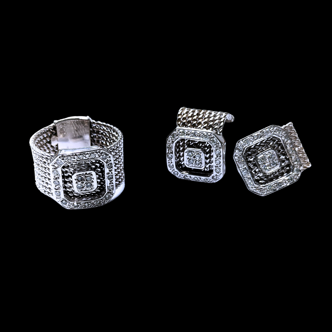 SORTIJA DE CONJUNTO CON DIAMANTES JAN466