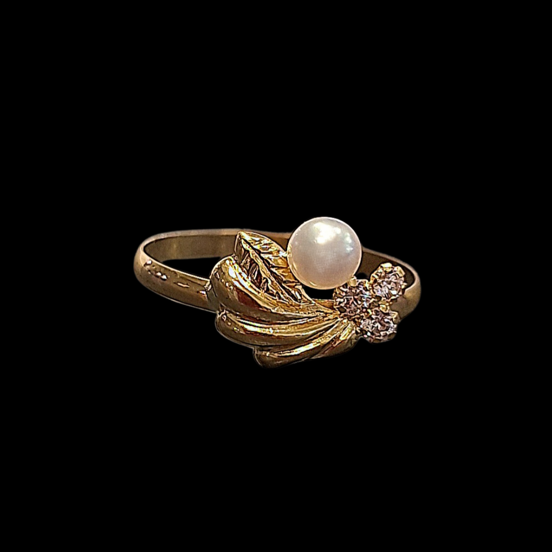 SORTIJA CON PERLA CHINA -AN885