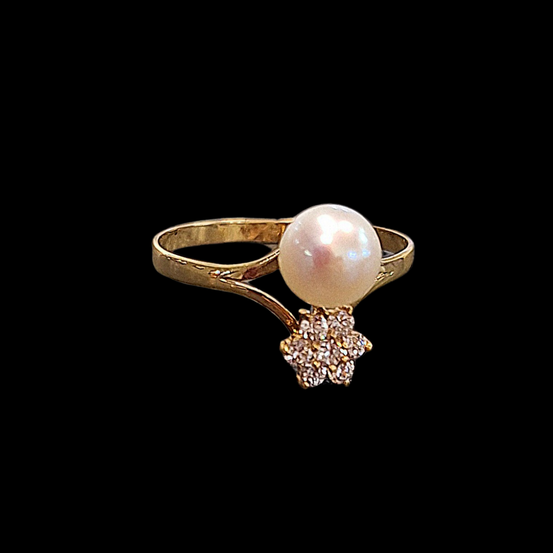 SORTIJA FLOR DE CIRCONITAS -AN529