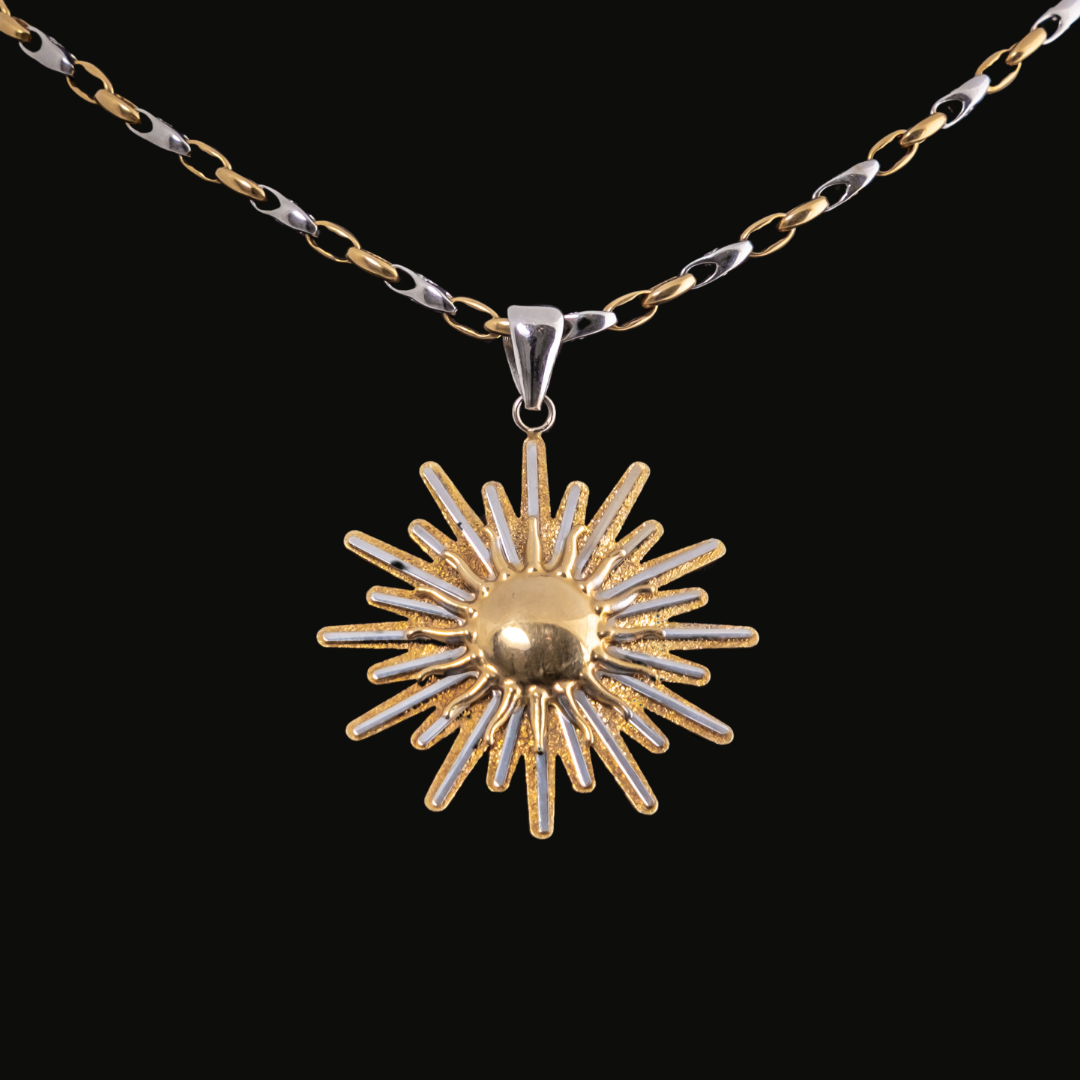 COLGANTE BICOLOR SOL -CG439