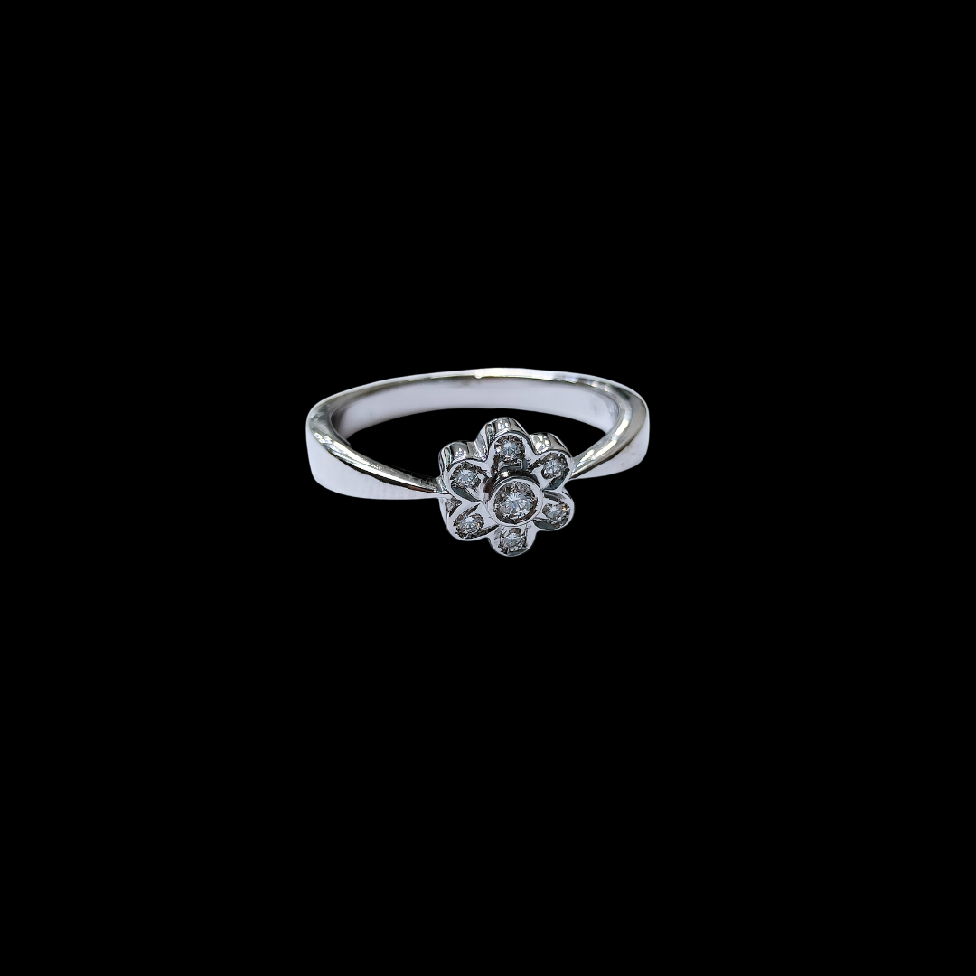 ANILLO FLOR DE DIAMANTES JAN197