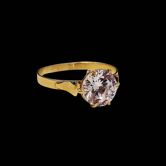 SOLITARIO CON  PIEDRA ENGARZADA -AN727