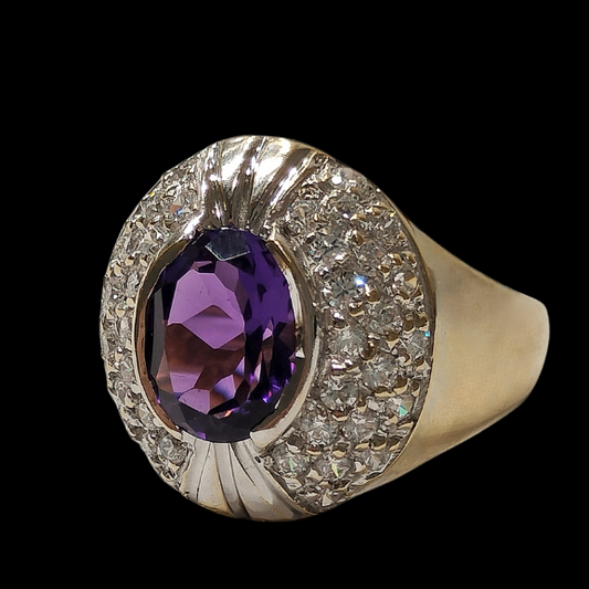 SORTIJA CON AMATISTA JAN473