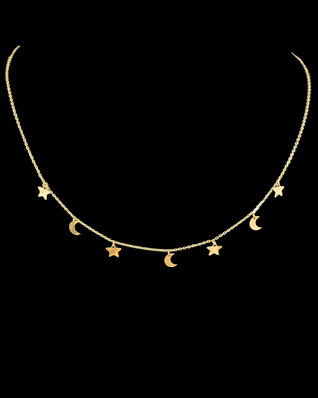 CADENA ESTRELLAS Y LUNAS -JCD334