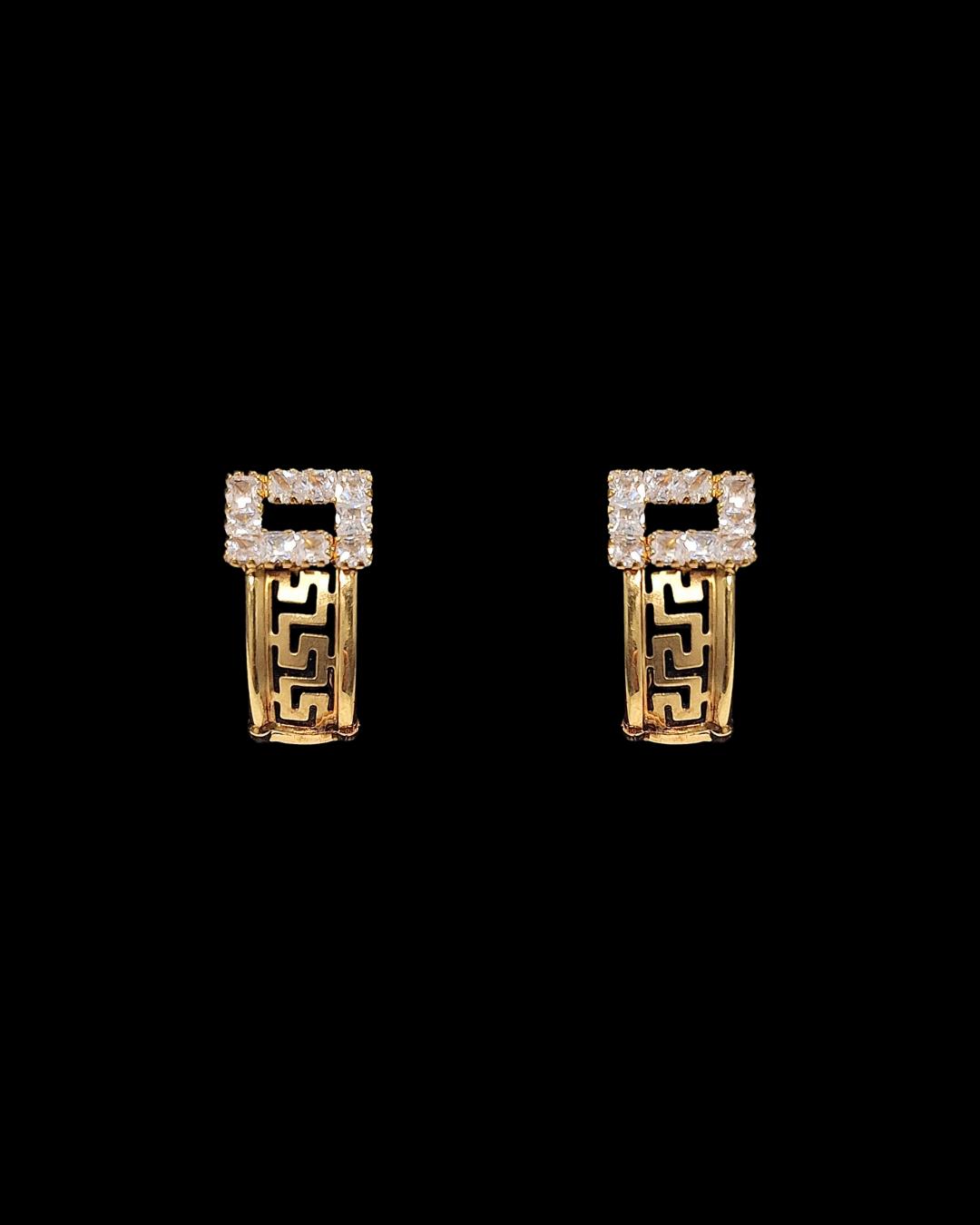 PENDIENTES ESTILO VERSACE - JPT514