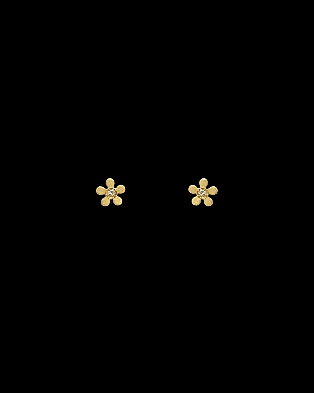 PENDIENTES FLOR BEBE -JPT569