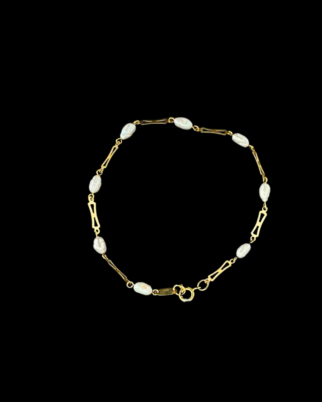 JPU021 - PULSERA DISEÑO FORMAS Y PERLAS