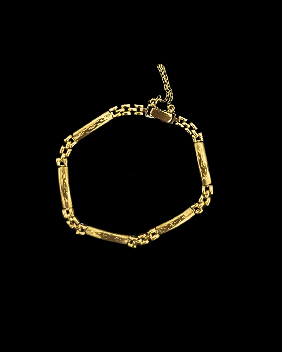 JPU038 - PULSERA TALLADA ESLABÓN PANTER