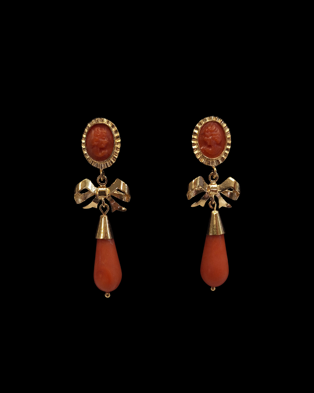 PENDIENTES CORAL -PT656