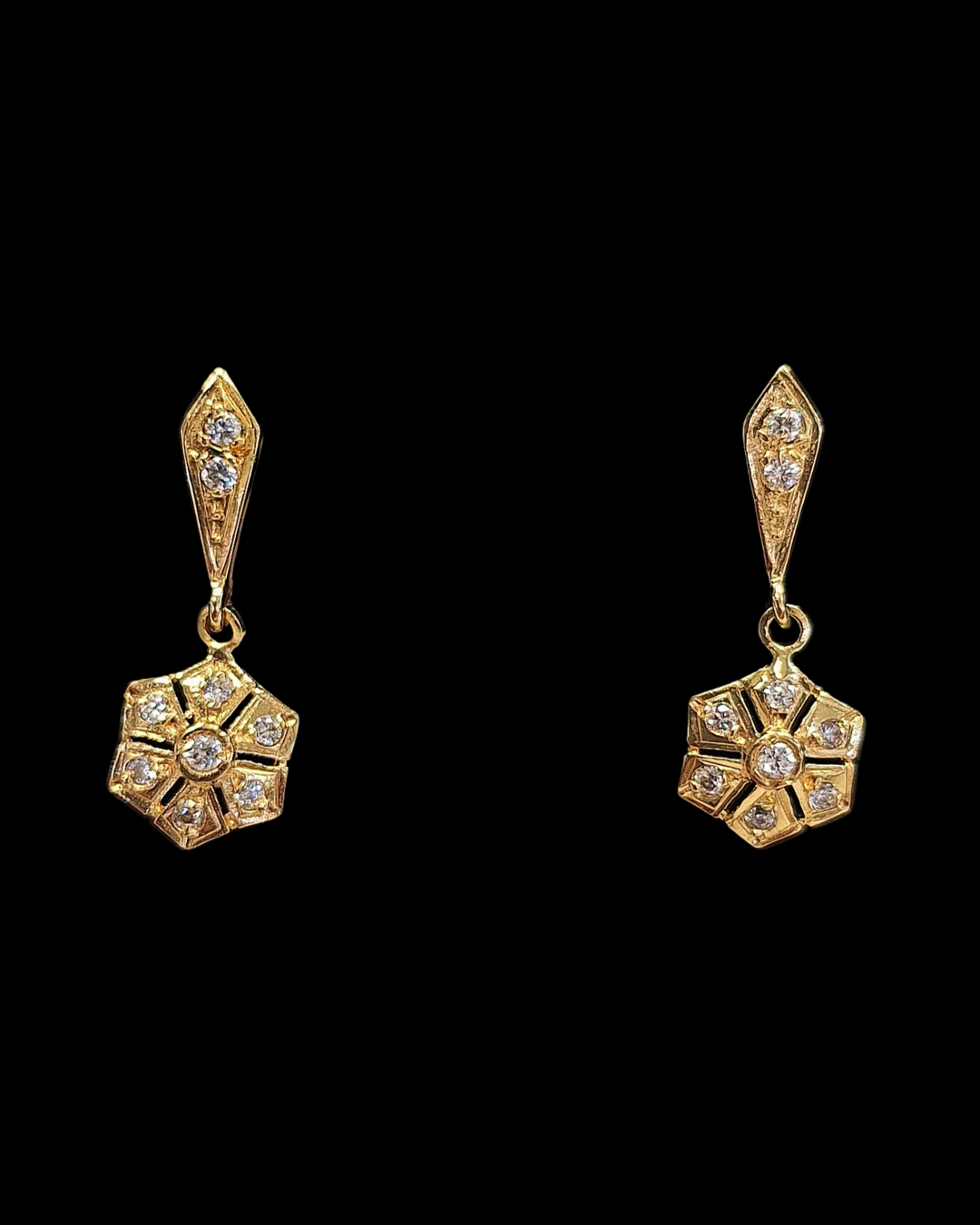 PENDIENTES COPO DE NIEVE -PT785